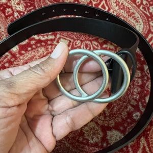 Lane Bryant belt, size 24, black/silver, worn once.